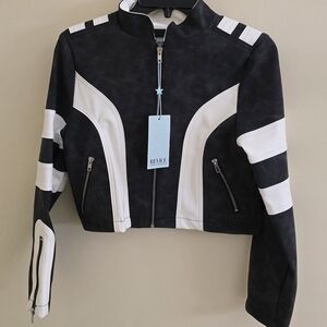 Revolve Black and White Women's Jacket